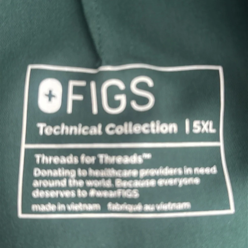 Figs Women’s Size 5XL British Racing Green Zamora Cargo Scrub Pants
